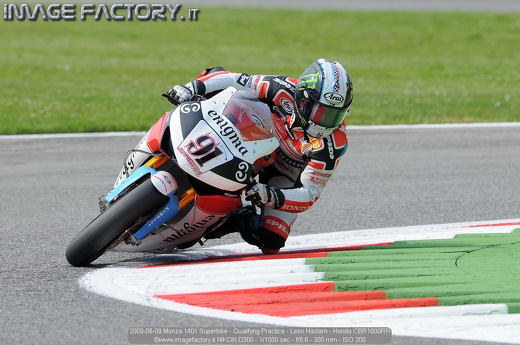 2009-05-09 Monza 1401 Superbike - Qualifyng Practice - Leon Haslam - Honda CBR1000RR